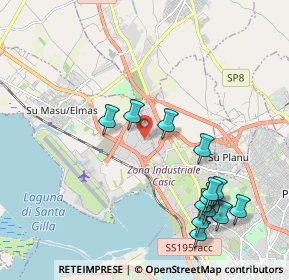 Mappa Via Natta, 09030 Elmas CA, Italia (2.49385)