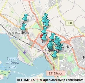 Mappa Via Natta, 09030 Elmas CA, Italia (1.46188)
