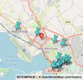 Mappa Via Natta, 09030 Elmas CA, Italia (2.94733)