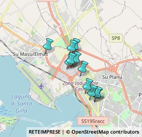 Mappa Via Natta, 09030 Elmas CA, Italia (1.24909)