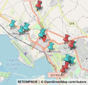Mappa Via Natta, 09030 Elmas CA, Italia (2.53611)