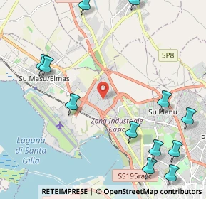 Mappa Via Natta, 09030 Elmas CA, Italia (3.19)
