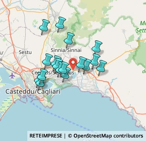 Mappa Località Gannì, 09045 Quartu Sant'Elena CA, Italia (5.91353)