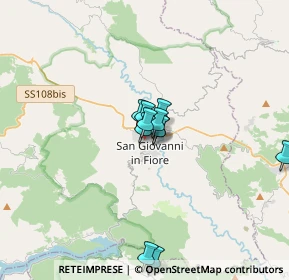 Mappa 87055 San Giovanni in Fiore CS, Italia (2.59182)
