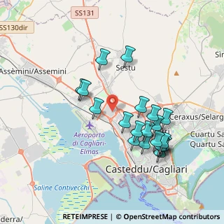 Mappa Via Mario Betti, 09122 Cagliari CA, Italia (3.9635)