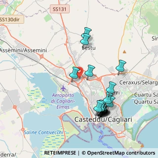 Mappa Via Mario Betti, 09122 Cagliari CA, Italia (4.5195)