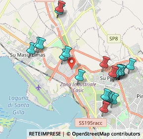 Mappa Via Mario Betti, 09122 Cagliari CA, Italia (2.5075)