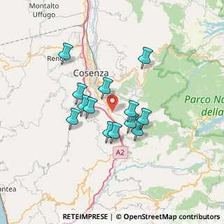 Mappa Via ex provinciale Donnici Inferiore, 87100 Cosenza CS, Italia (5.97231)