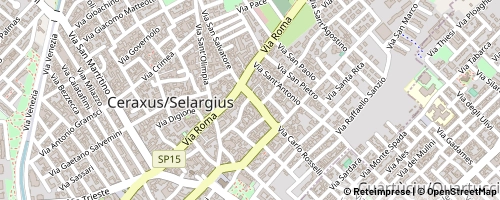 Mappa Selargius