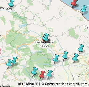 Mappa Via Gioacchino, 87055 San Giovanni in Fiore CS, Italia (22.65529)