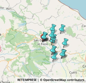 Mappa Via Gioacchino, 87055 San Giovanni in Fiore CS, Italia (10.51143)