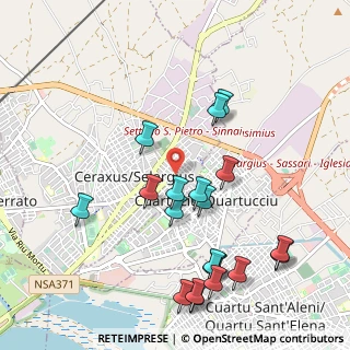 Mappa Via Sant'Antonio, 09047 Selargius CA, Italia (1.2535)