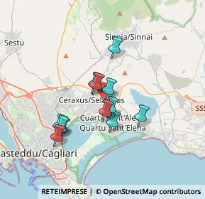 Mappa Via Monte Spada, 09044 Quartucciu CA, Italia (3.02667)