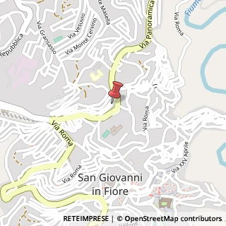 Mappa Via Carso, 44, 87055 San Giovanni in Fiore, Cosenza (Calabria)