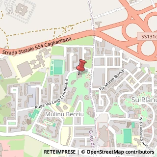 Mappa Via Luigi Crespellani, 11, 09121 Cagliari, Cagliari (Sardegna)
