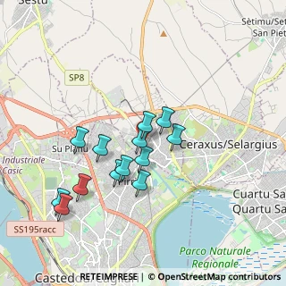 Mappa Via Porto Cervo, 09042 Monserrato CA, Italia (1.75923)