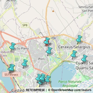 Mappa Via Porto Cervo, 09042 Monserrato CA, Italia (3.36643)