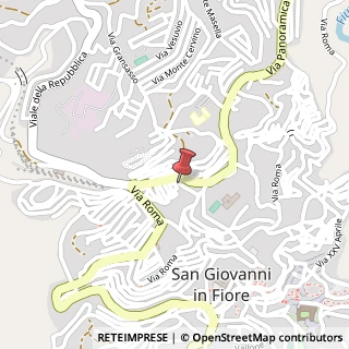 Mappa Via pollino 63, 87055 San Giovanni in Fiore, Cosenza (Calabria)