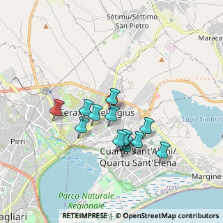 Mappa Via Cellini, 09047 Selargius CA, Italia (1.66077)