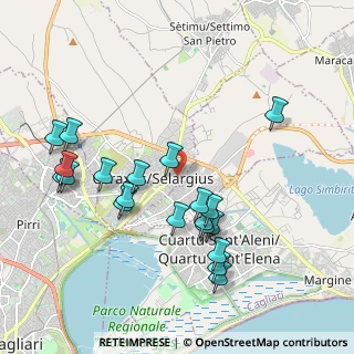 Mappa Via Cellini, 09047 Selargius CA, Italia (2.2715)