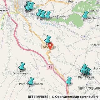 Mappa Donnici Inferiore, 87100 Cosenza CS, Italia (3.6335)