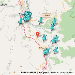 Mappa Donnici Inferiore, 87100 Cosenza CS, Italia (4.85)