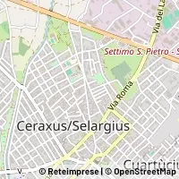 Mapa Selargius