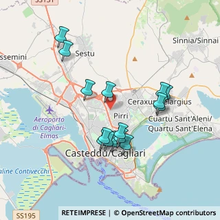 Mappa Via Giovanni Acuto, 09134 Cagliari CA, Italia (3.83933)