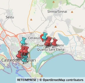 Mappa Via Vittorio Emanuele II, 09045 Quartu Sant'Elena CA, Italia (4.01467)