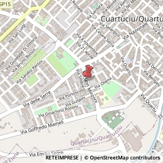 Mappa Via Don Minzoni, 21/B, 09044 Quartucciu, Cagliari (Sardegna)