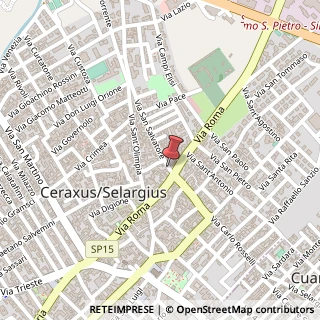 Mappa Via San Salvatore, 9/A-B, 09047 Selargius, Cagliari (Sardegna)