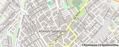 Mappa Selargius
