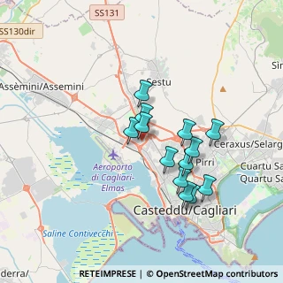 Mappa Via Mario Betti, 09034 Elmas CA, Italia (3.24923)