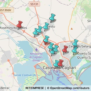 Mappa Via Mario Betti, 09034 Elmas CA, Italia (3.91067)