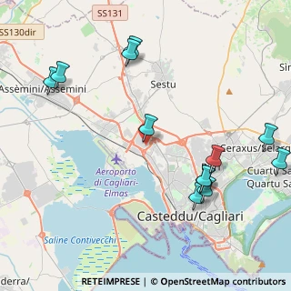 Mappa Via Mario Betti, 09034 Elmas CA, Italia (5.49167)