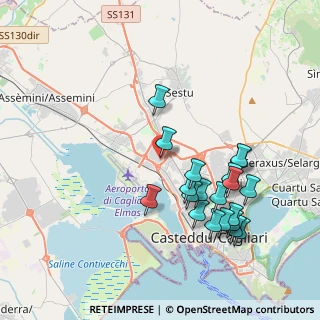 Mappa Via Mario Betti, 09034 Elmas CA, Italia (4.4235)