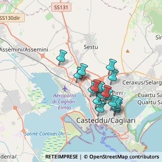 Mappa Via Mario Betti, 09034 Elmas CA, Italia (3.43529)