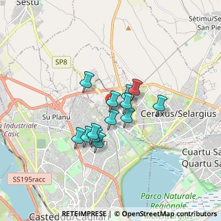 Mappa Via Porto Rotondo, 09042 Monserrato CA, Italia (1.33)