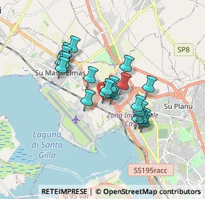 Mappa Via Omodeo, 09121 Cagliari CA, Italia (1.42)