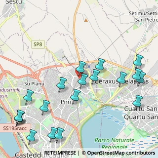 Mappa Giardinetti Comunali di Monserrato, 09042 Monserrato CA, Italia (2.97158)