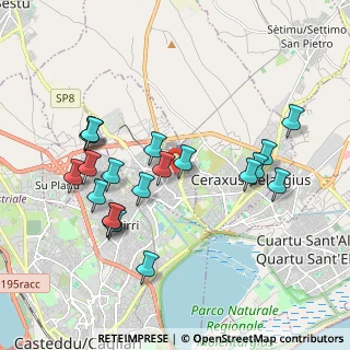 Mappa Via Salvatore Deiana, 09042 Monserrato CA, Italia (2.145)