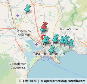 Mappa Km. 6, 09122 Cagliari CA, Italia (5.93167)