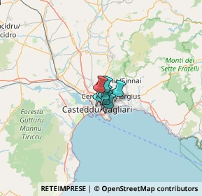 Mappa Via Trexenta, 09134 Cagliari CA, Italia (24.70545)