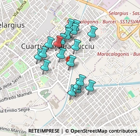 Mappa Via Derna, 09044 Quartucciu CA, Italia (0.3945)