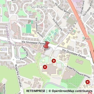 Mappa Piazzale Alessandro Ricchi, 6, 09121 Selargius, Cagliari (Sardegna)