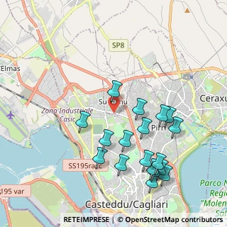 Mappa Via Giuseppe Peretti, 09047 Selargius CA, Italia (2.39556)