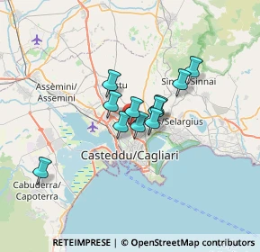 Mappa Asse Mediano di Scorrimento, 09121 Su Planu CA, Italia (4.74273)