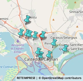 Mappa Asse Mediano di Scorrimento, 09121 Cagliari CA, Italia (3.4425)