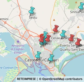 Mappa Asse Mediano di Scorrimento, 09121 Cagliari CA, Italia (3.95357)