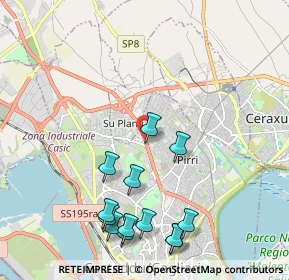 Mappa Asse Mediano di Scorrimento, 09121 Su Planu CA, Italia (2.58385)